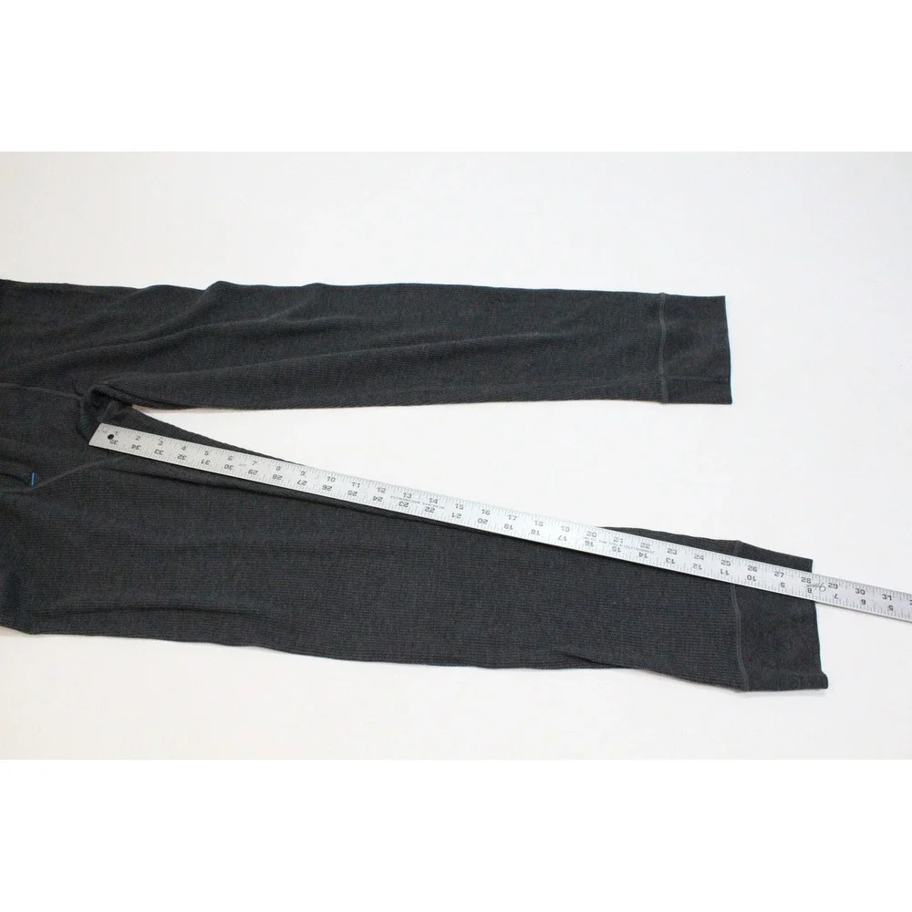 Columbia Mens XL Charcoal Gray Waffle Knit Thermal Base Layer Leggings Pants